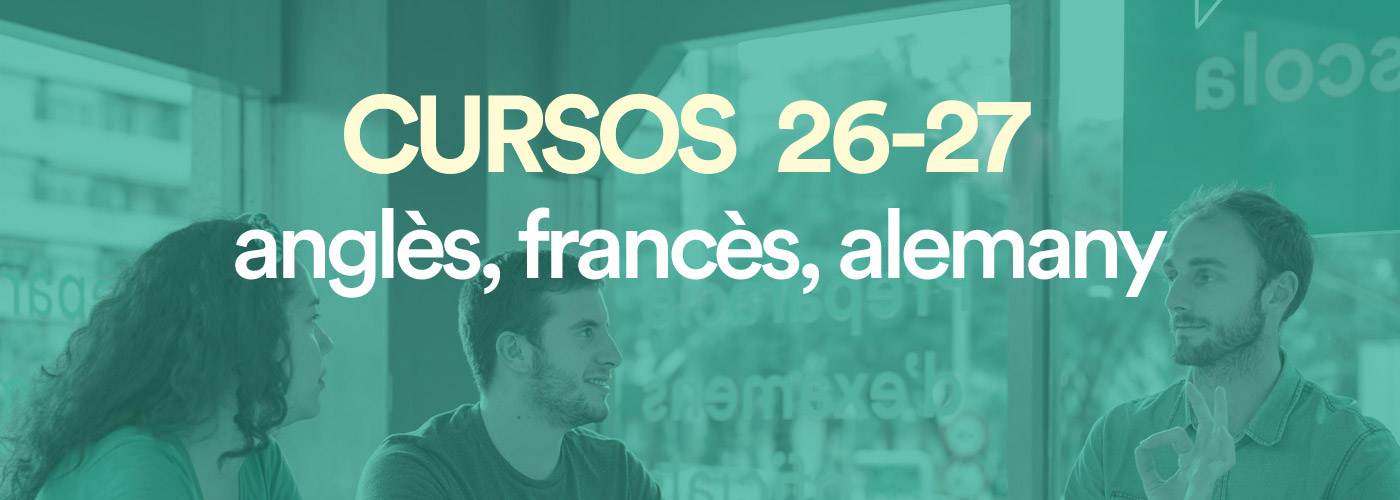 cursos d'idiomes 2026-2027
